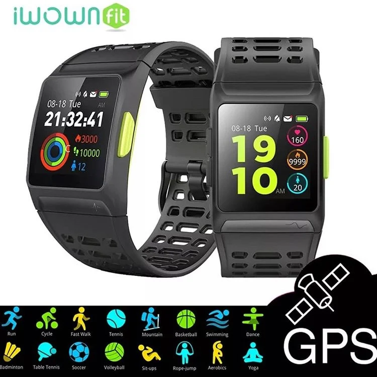 

IWOWN P1 Low Cost Gift Fitness Smart Watch HR Blood Pressure Sleep Monitor GPS Women Smart Bracelet ECG Men's Smart Wristband