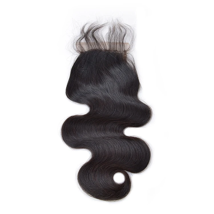 

Alibaba hot sale cheap wholesale unprocessed body wave virgin hair closure piece