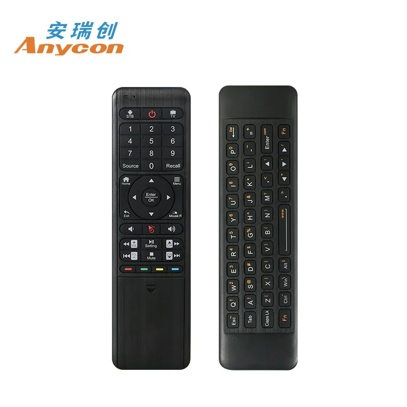 Shenzhen oem rohs 2.4g wireless air mouse mini dvd speler codes led/lcd tv afstandsbediening voor tcl sony lg android Samsung tv