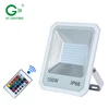 Super bright energy saving waterproof RGB outdoor IP66 50w 100w 150w 200w remote control led flood light