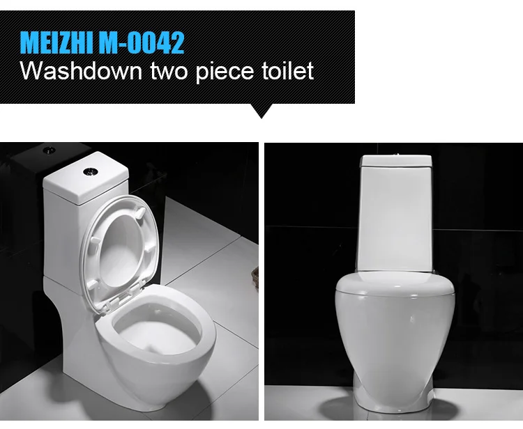 Ceramic luxury two piece full toilet set