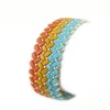 Half Tila Bracelet With Magnetic Slide Bar Clasp DIY Bracelet Jewelry Making Simple Bead Patterns Half Tila Slide Bracelet