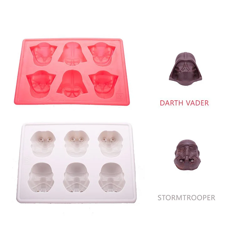 
Amazon Hot Selling Silicone Ice Cube Tray and Silicone Ice Maker Star Shape War for Chocolate Cake Mold 