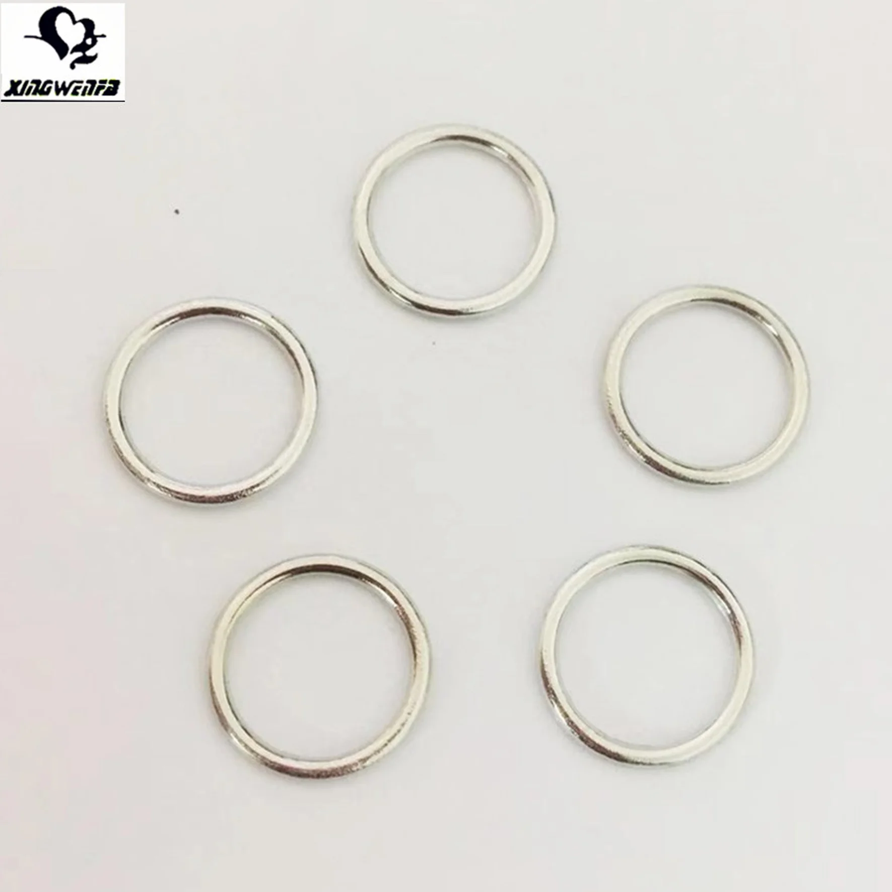 

bra accessories nickel plated Swimwear buckle  silver zinc alloy bra strap silver ring, N/a