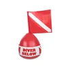 vinyl inflatable flag with float Scuba diving diver below inflatable signal floater float dive flag red buoy ball dive down flag
