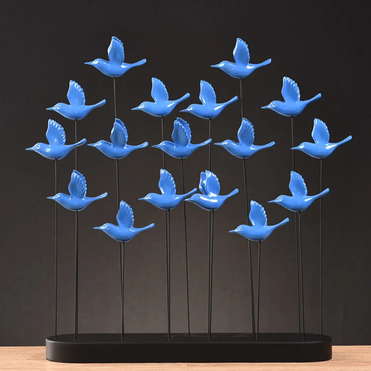 Modern Resin Material Birds Figures Home Decor Trend Luxury Home