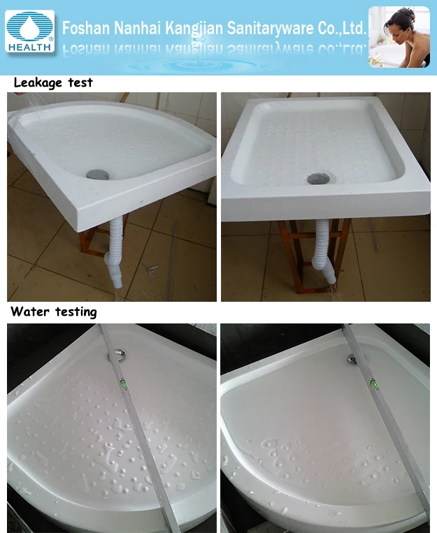 Shower Base Portable Pan Floor Fiberglass Customized Acrylic Shower
