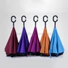 Wholesale Double Layers Hands free magic inverted umbrella upside down reverse umbrella