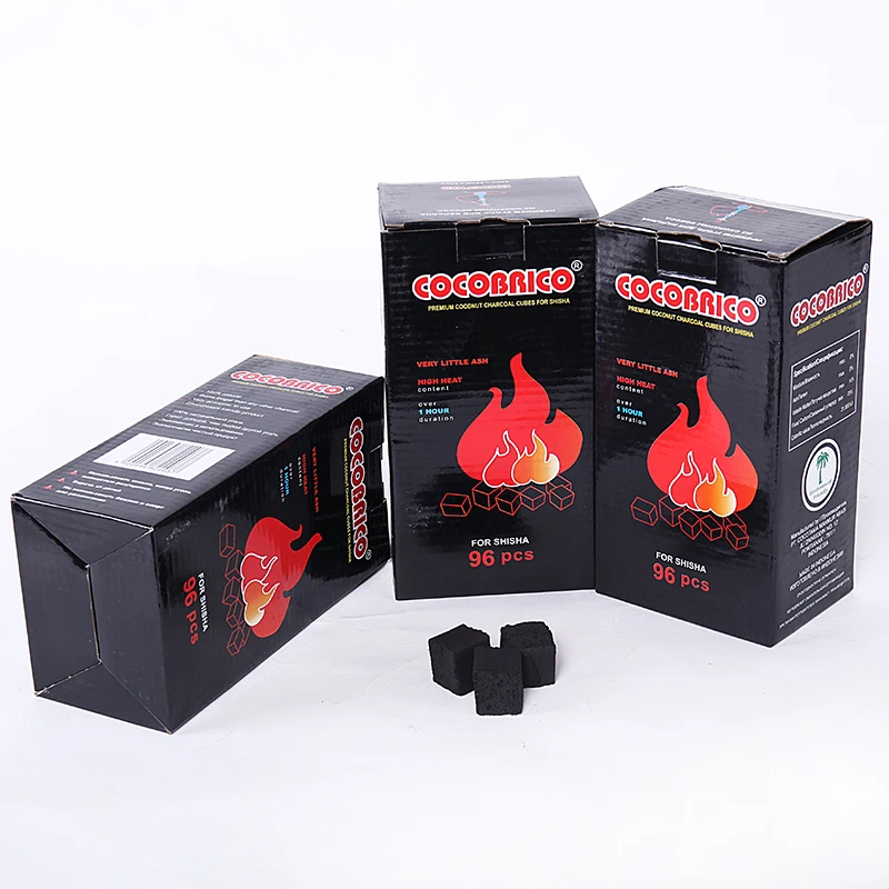 

Woyu Factory supply coconut Wholesale Shisha Coal For Hookah, Black