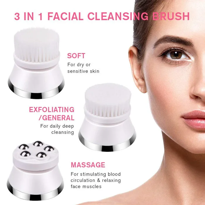 New electric face cleaning brush for cleanser cleansing