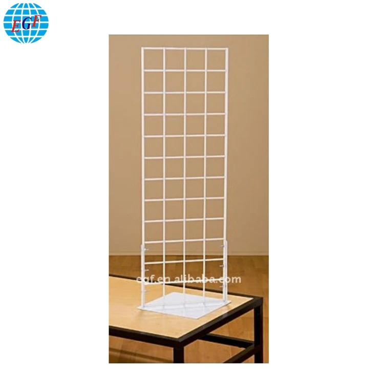Tabletop Metal Mesh Wire Grid Display Stand Rack Shelf For Hanging Hook Buy Wire Grid Display