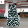 Pikes Peak Snowing Christmas Tree set ,Flocked Carolina Pine Christmas Tree high-grade green pine needle tree