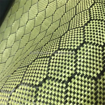 Honeycomb Weave Carbon Fiber Hybrid Kevlar Fabric Colored Carbon Fiber ...