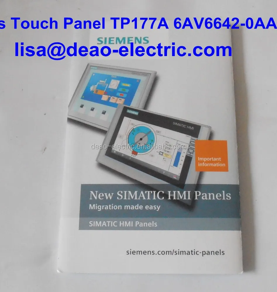 New SIEMENS TP177A 6AV6642-0AA11-0AX1 touch screen// glass 6AV6 642-0AA11-0AX1