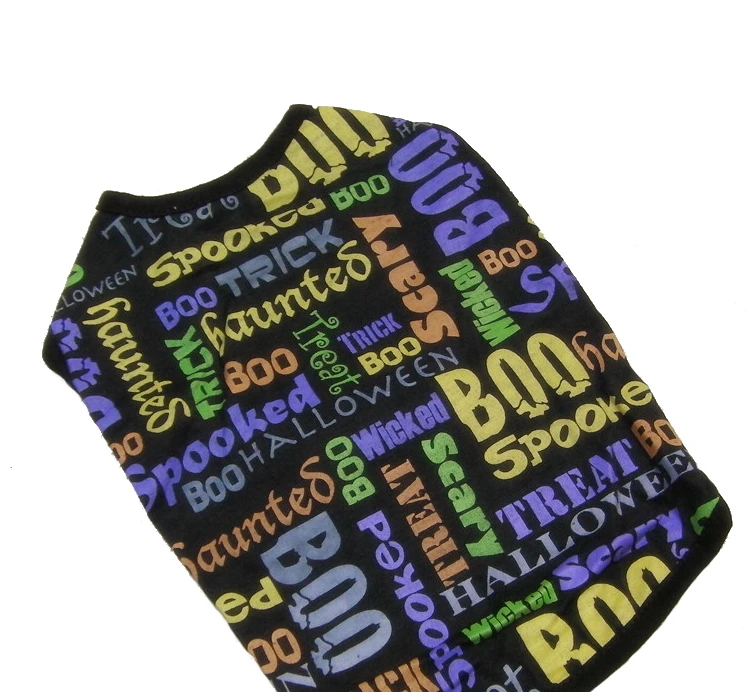 

RL142 2020 new spring and summer pure cotton printed vest dog clothes