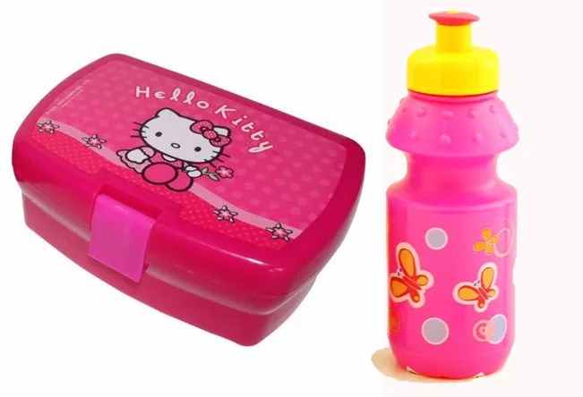 children's lunch box with bottle holder