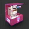 3D & layout design for the pineapple ice cream cone kiosk and orange juice kiosk used in shopping mall
