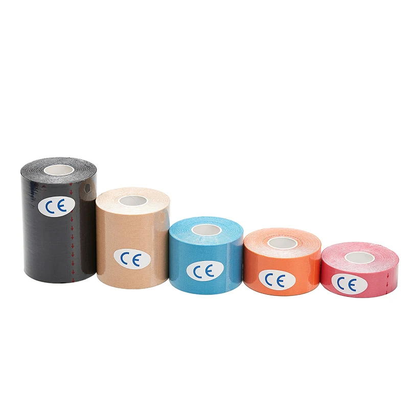 

Cotton Kinesiology Tape Elastic Therapeutic Sports Tape Breathable Water Resistant Latex Free