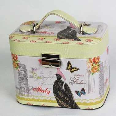 

wholesale custom New design cosmetic bag makeup box / vanity case