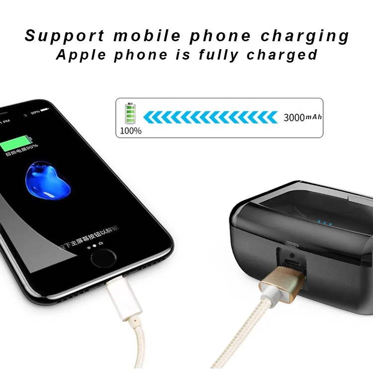 new arrivals amazon 2019 trending product professional oem earphone touch headphones true wireless earbuds ear phone - ANKUX.COM
