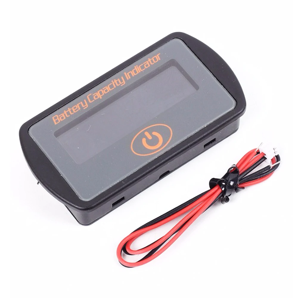 Digital voiture LCD Capacité Indicateur Testeur de batterie plomb-acide Moniteur Voltmètre 