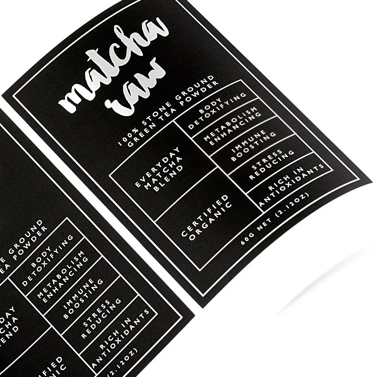 自定义不干胶清除产品标签贴纸印刷