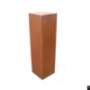 Outdoor corten steel metal landscape bollard post for garden decor