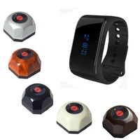 

Hot sale wireless calling system device hotel room call bell button with watch pager