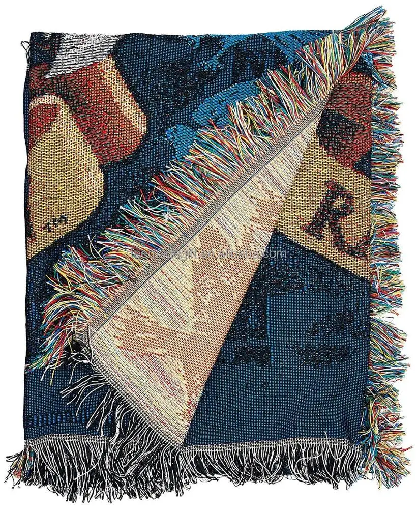 
Woven Tapestry Throw Blanket, House Wall Decor Tapestry and Outdoor Blanket 116 * 150CM 