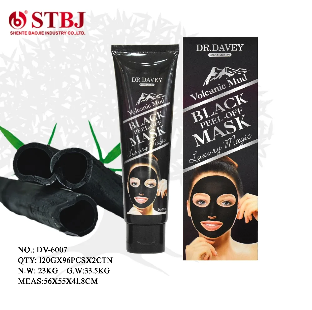 Dr.davey Volcanic Mud Black Mask Blackhead Remover Deep Pore Cleaner