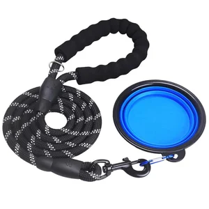 Image of Custom Dog Leads Climbing Rope Dog Leash Nylon Fiber Leash Reflective Dog Lead Heavy Duty Pet Leash