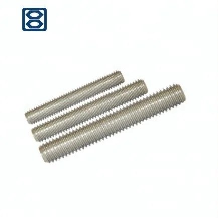 
Haiyan Bafang carbon steel or stainless steel threaded metal rod DIN975 thread rod 