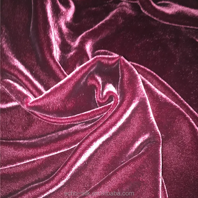 
wholesale pile down silk rayon velvet, rayon velvet fabric for suit dresses 