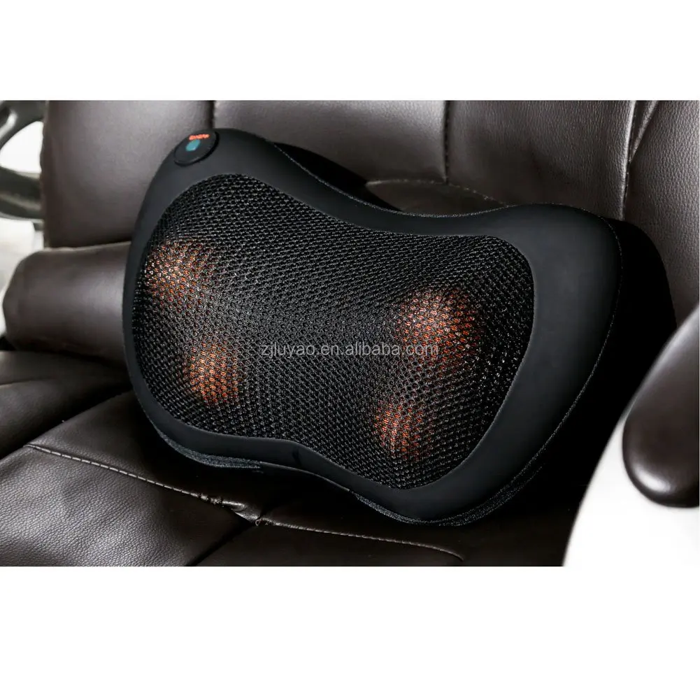 Luyao Electric Home And Car Deep Tissue 3d Kneading Lumbar Neck Massage