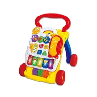 

HUADA 2019 Multifunction Toddler Educational Activity Toy Musical Baby Walker Stroller 4 in 1