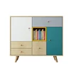 Kitchen Storage Sideboard, Contemporary Modern Stackable Cabinet for Home Cupboard Buffet Dining Room Furniture