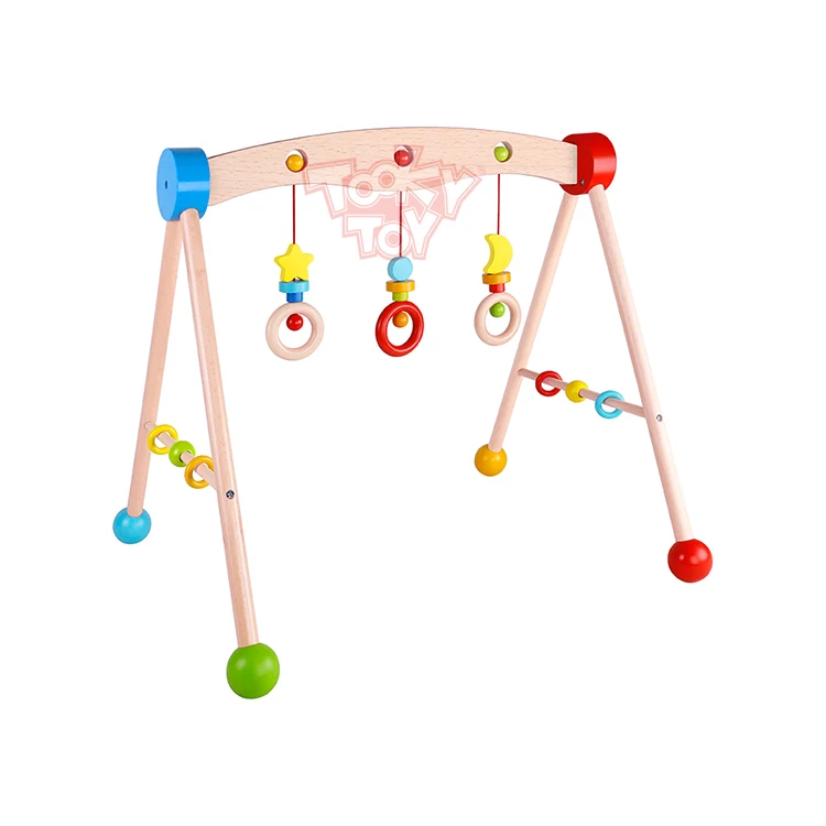 木制婴儿健身房健康发展玩玩具