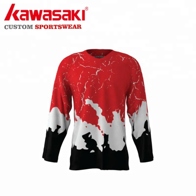 

China wholesale custom sublimated hockey jerseys, All colors