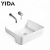 Pure White Glaze Ceramic Sanitary ware with high quality washing basin