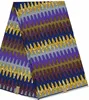 Hot sale delicate 6 yard printed 100% polyester African fabrics