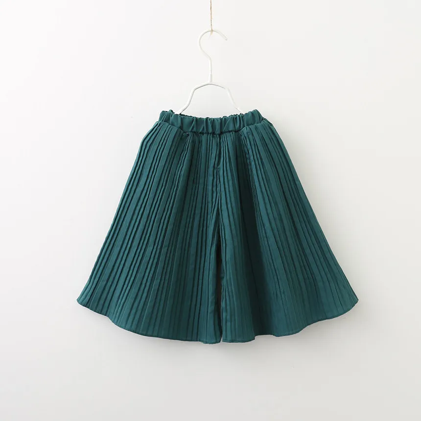 

Children's New Pants Design For Girl Wide Leg Chiffon Farics Flares Pants, As picture, or your request pms color
