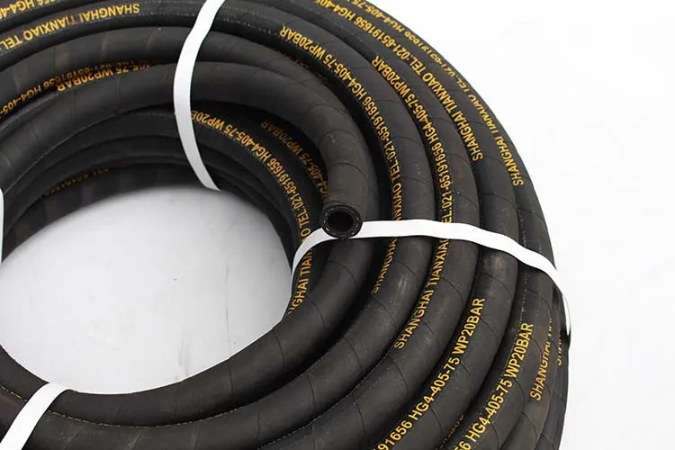 High Flexible Rubber Air Hose Molded & Braided Construction Buy
