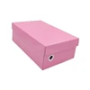 luxury custom paper cardboard folding giant shoe box wholesale for sale