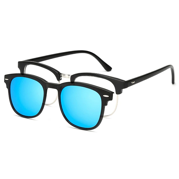 

TR2218 Superhot Eyewear TR90 Eyeglasses Frame Polarized Driving Shades Magnetic Clip On Sunglasses