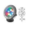 6w white rgb underwater swimming pool decorative waterproof ip68 led fountain lights