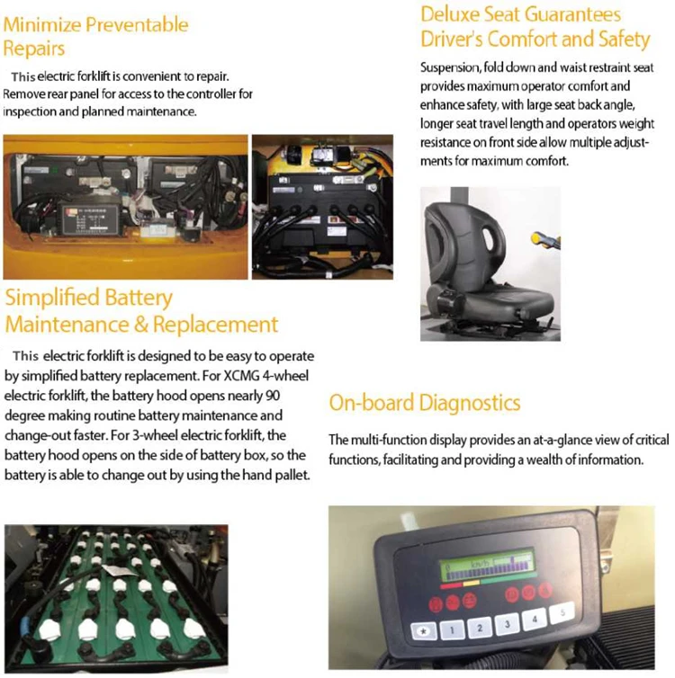 2 .5 Ton Forklift Fd25t Maximal Forklift Manual Pallet Stacker Heater