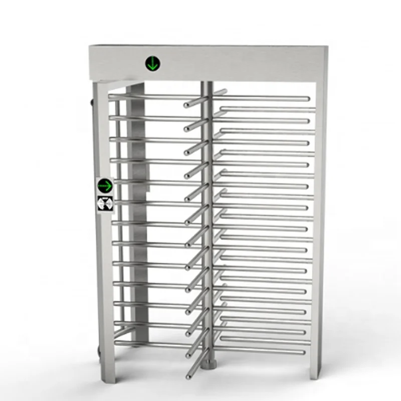 Smart Waist High Revolving turnstile/ Biometric Half Height Revolving Turnstile Gate With Access Control