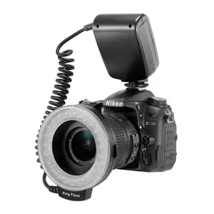 Lightdow 48 LED Macro Ring Flash Canon Nikon DSLR