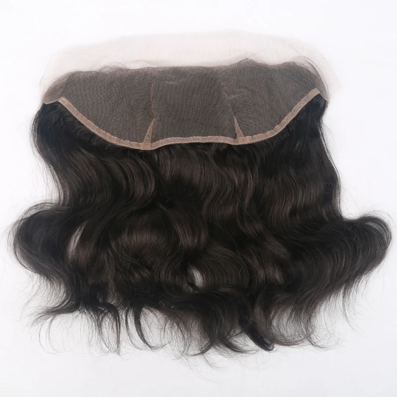

silk base frontal 9a loose wave Unprocessed Virgin human Hair Natural Black 13x4 Lace Front Closure for women, Natural black color can be dyed