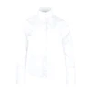 Stand White-collar Party Wear Stress White Top Brand Man Dress Button Up Long Sleeve Slim Fit Tuxedo Shirt